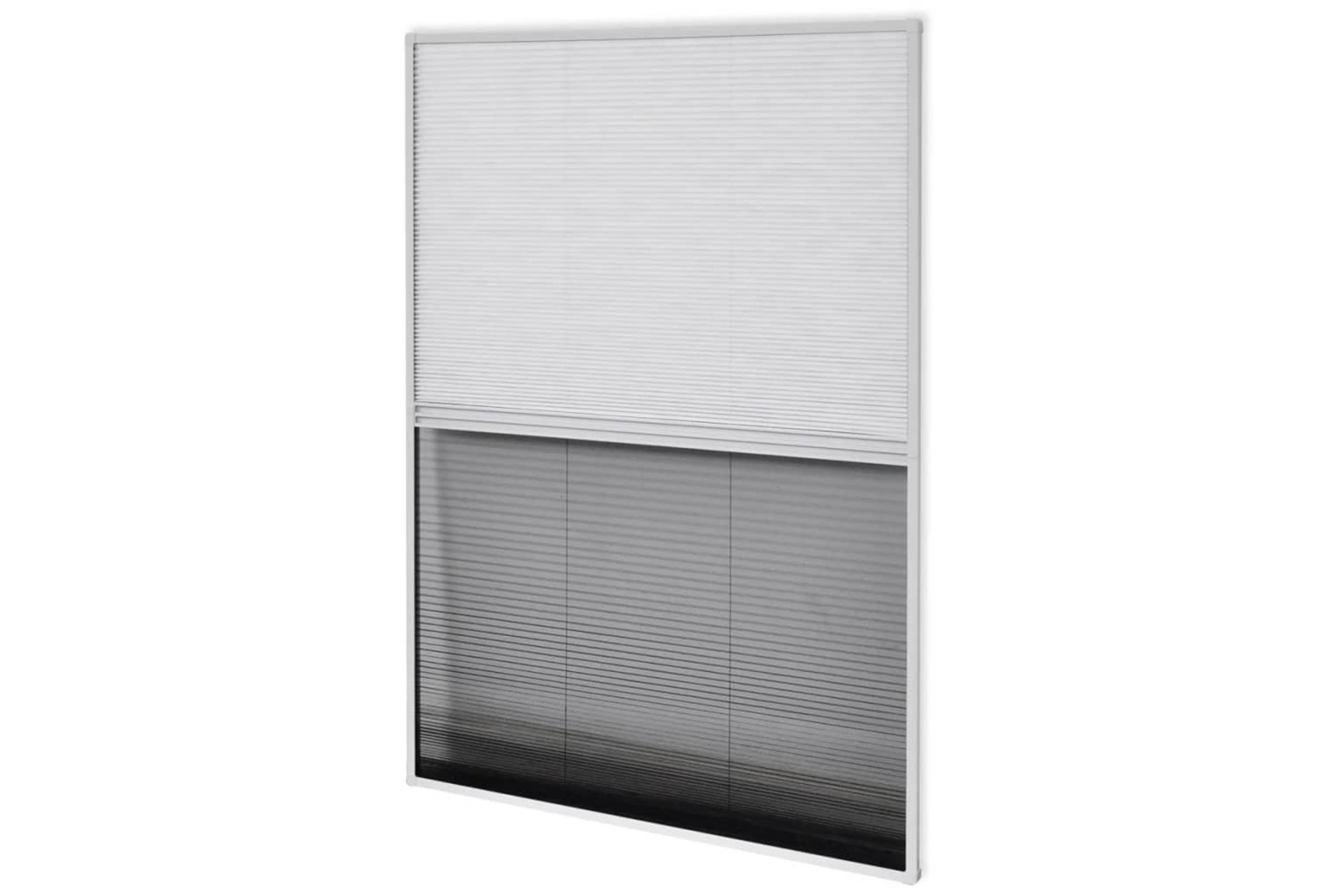 vidaXL 142616 Plisse Insect Screen For Windows Aluminium 80x100cm With Shade