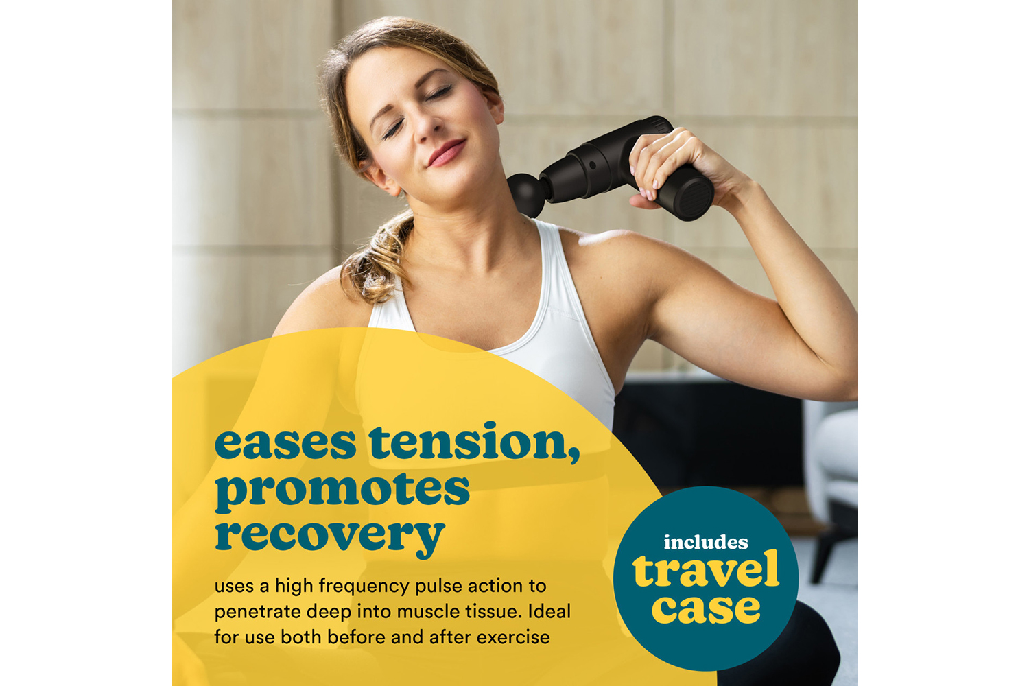 Homedics NOVO Mini Massage Gun | PGM-45BK