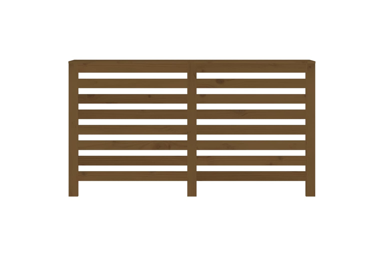 vidaXL 822604 Radiator Cover Honey Brown 153x19x84cm Solid Wood Pine