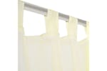 Vidaxl 130200 Cream Sheer Curtain 140 X 175 Cm 2 Pcs