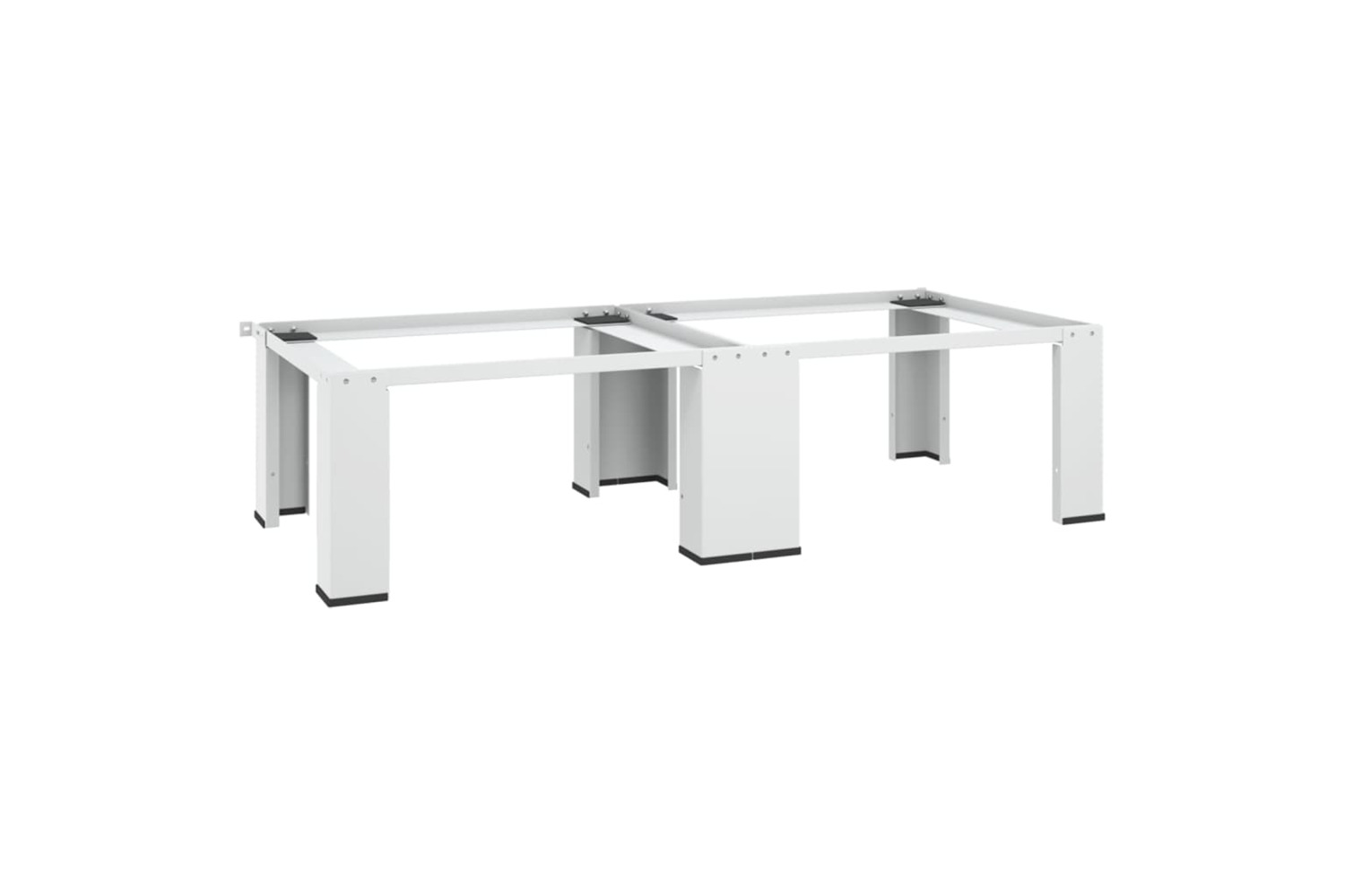 vidaXL 51194 Double Washing And Drying Machine Pedestal White