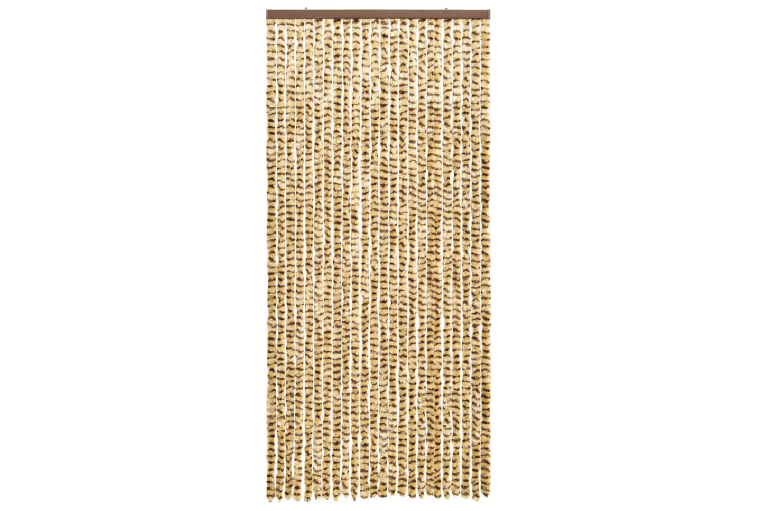 vidaXL Insect Curtain Beige And Brown 90x220cm Chenille