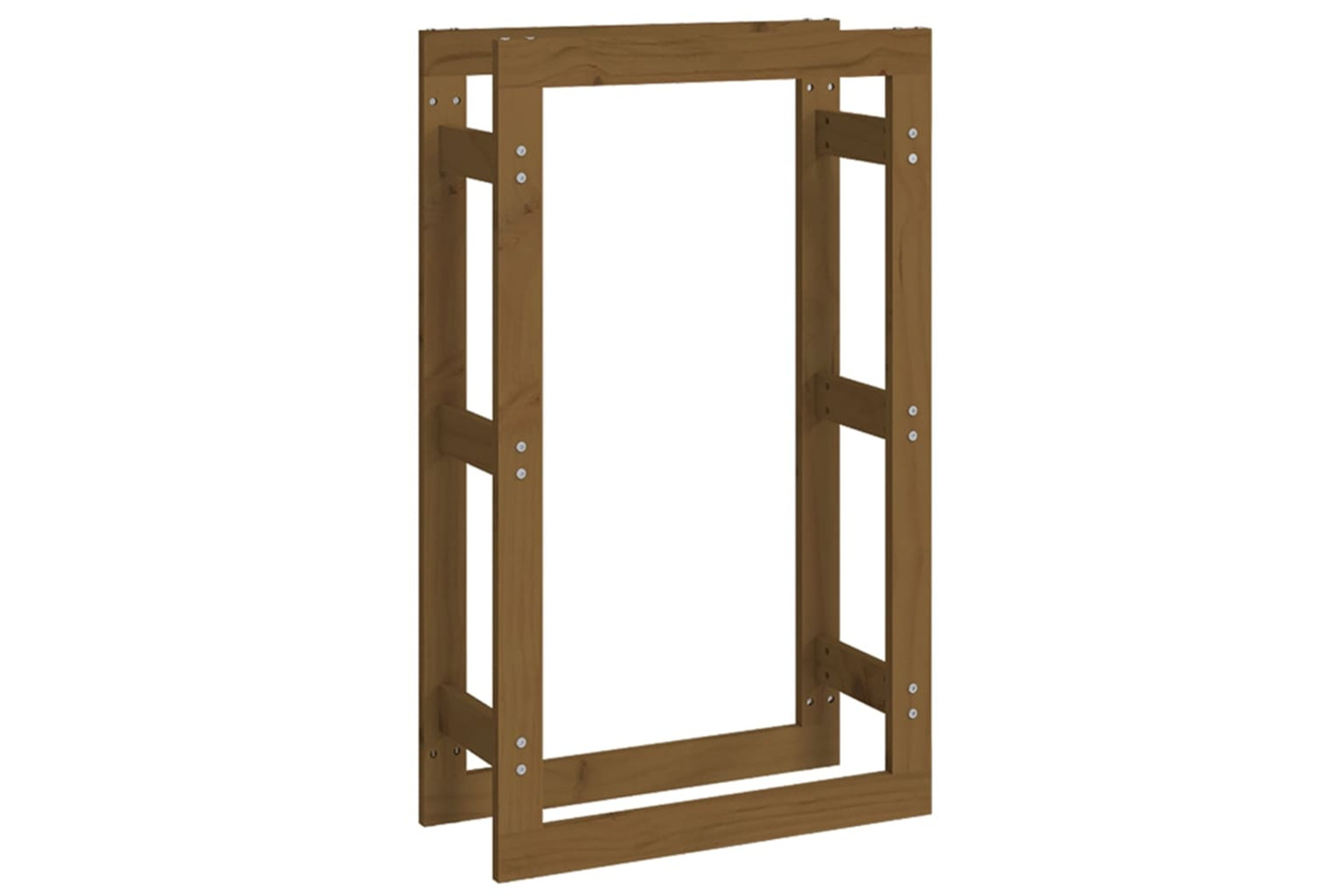 vidaXL 822415 Firewood Rack Honey Brown 60x25x100cm Solid Wood Pine