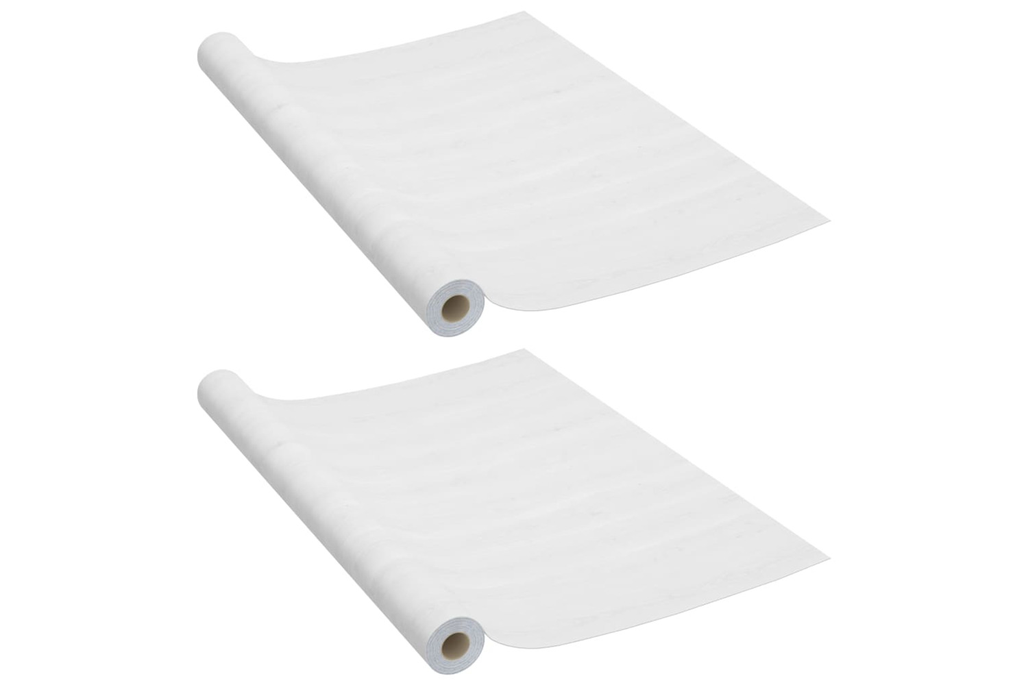 vidaXL 146111 Self-adhesive Door Films 2 Pcs White Wood 210x90cm Pvc