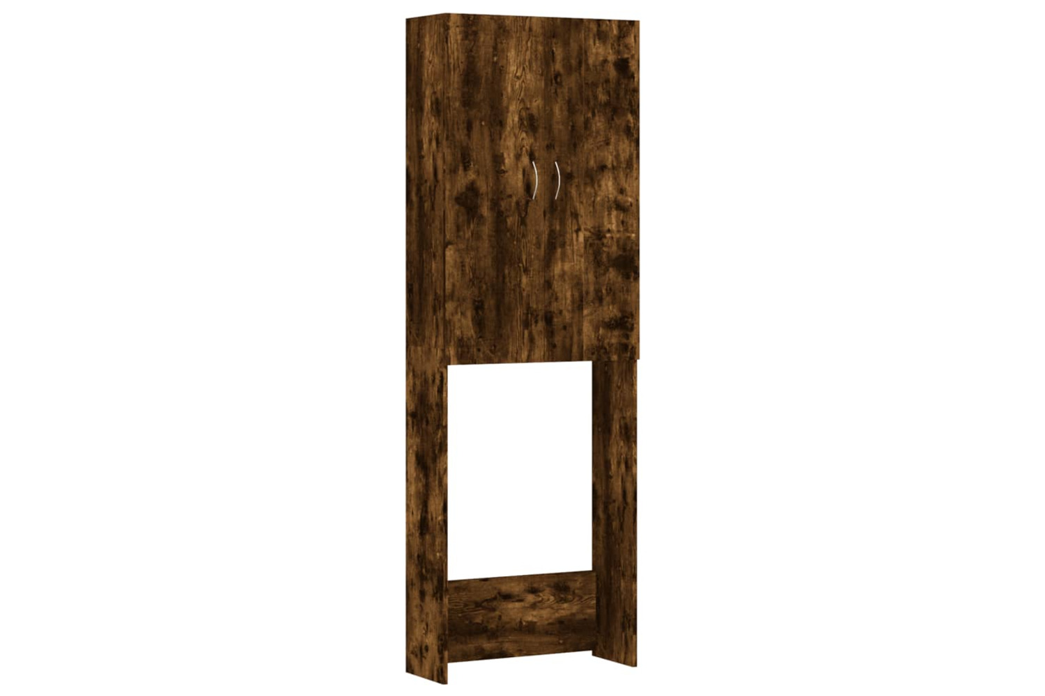 vidaXL Washing Machine Cabinet Smoked Oak 64x25.5x190cm
