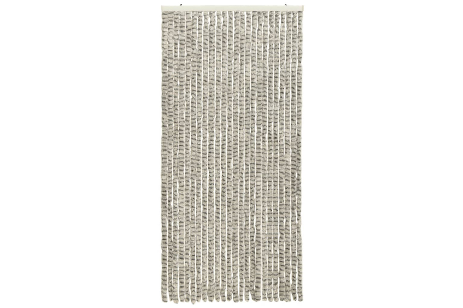 vidaXL Insect Curtain Light And Dark Grey 100x220cm Chenille