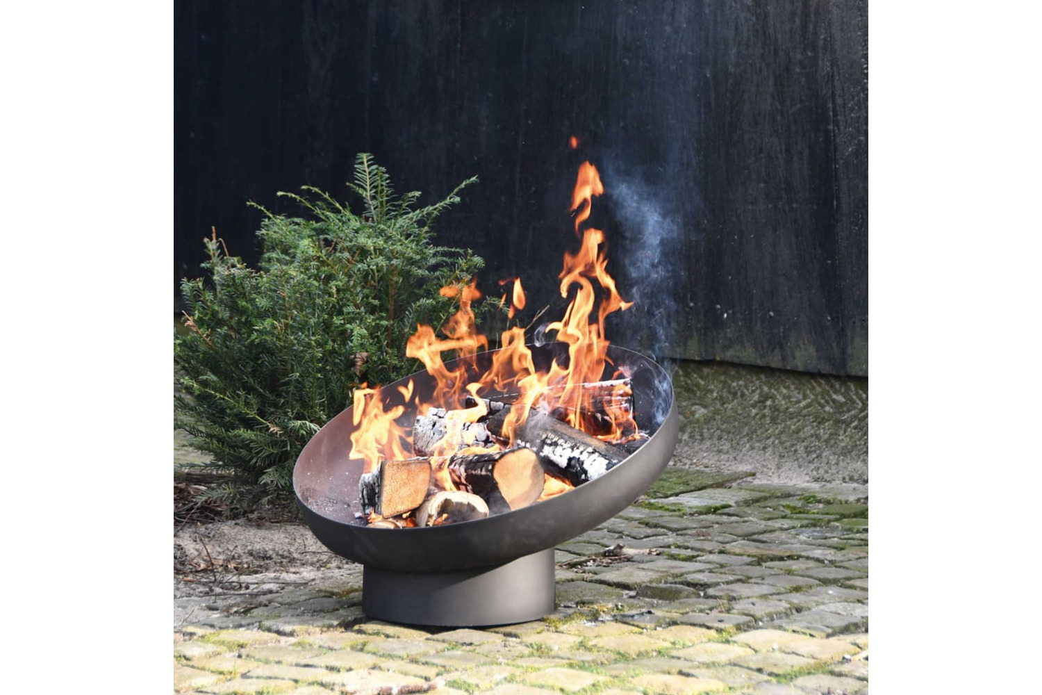 Esschert Design 422496 Fire Bowl Sloping Black Steel Ff402