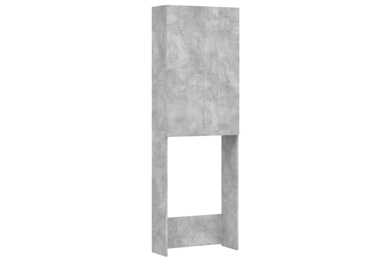 vidaXL Washing Machine Cabinet Concrete Grey 64x25.5x190cm