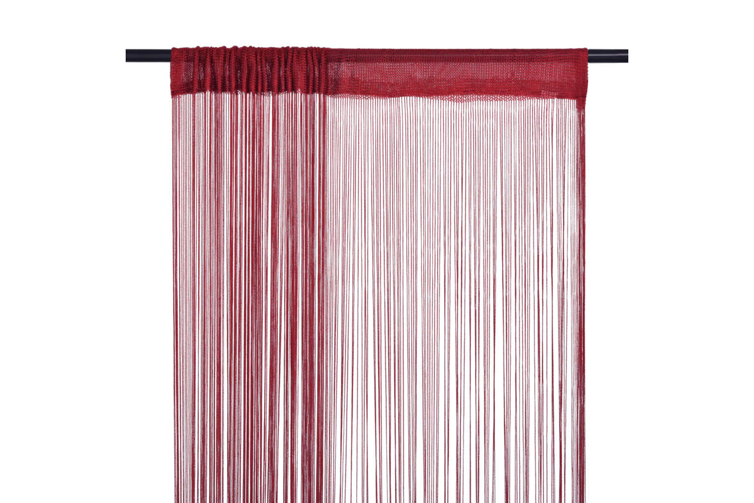 vidaXL 132409 String Curtains 2 Pcs 140x250cm Burgundy