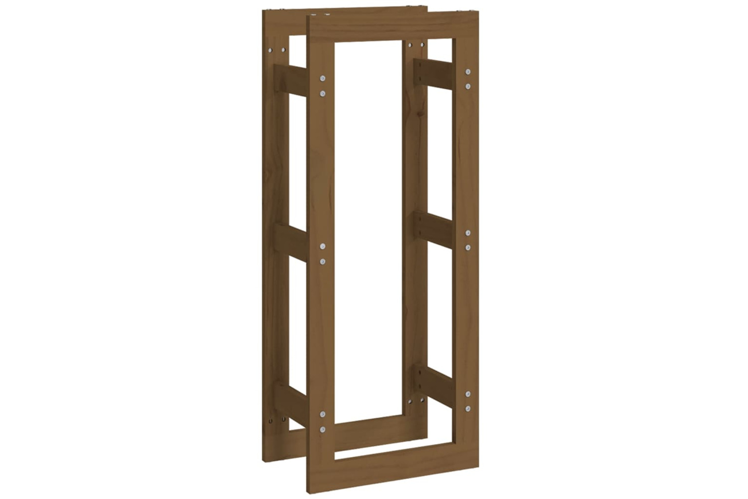 vidaXL 822410 Firewood Rack Honey Brown 41x25x100cm Solid Wood Pine