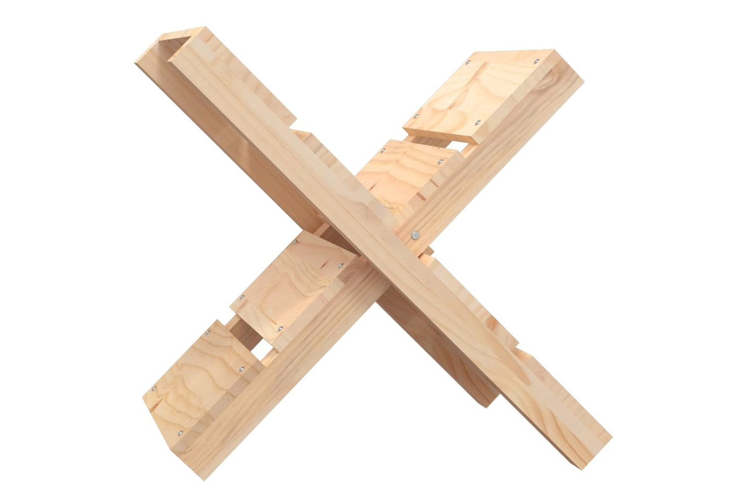 vidaXL 822447 Log Holder 47x39.5x48cm Solid Wood Pine