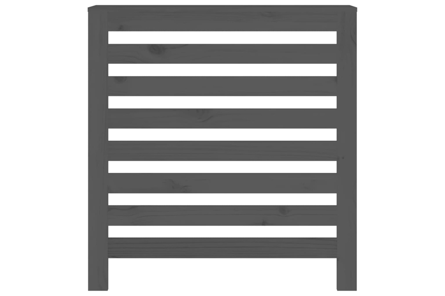 vidaXL 822593 Radiator Cover Grey 79.5x19x84cm Solid Wood Pine