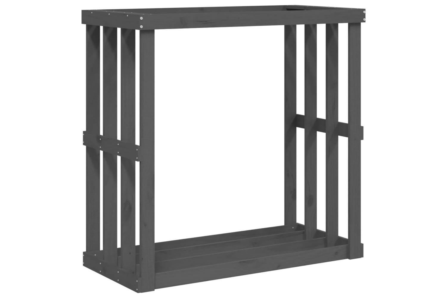 vidaXL 822628 Outdoor Log Holder Grey 108x52x106cm Solid Wood Pine