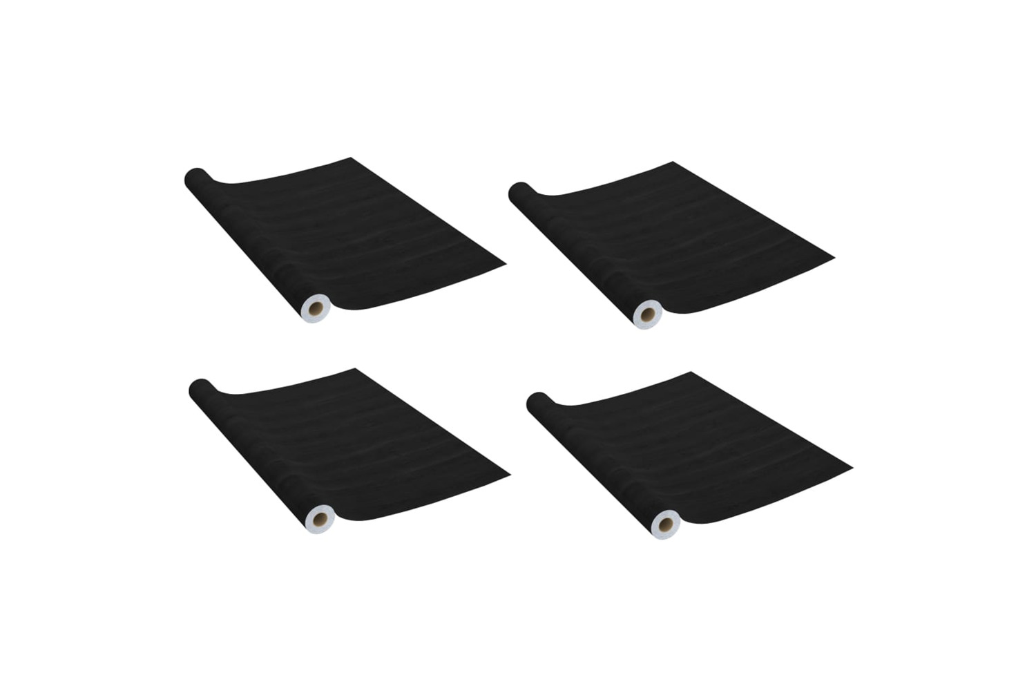 vidaXL Self-adhesive Door Films 4 Pcs Dark Wood 210x90cm Pvc