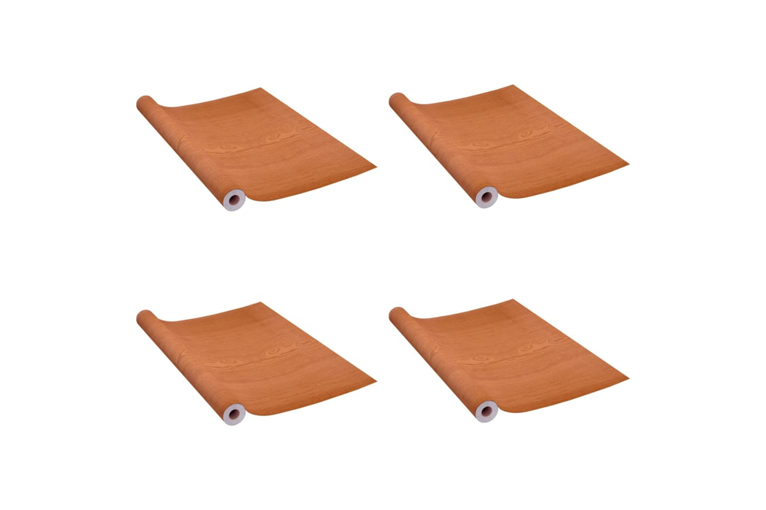 vidaXL 3059645 Self-adhesive Door Films 4 Pcs Light Oak 210x90cm Pvc