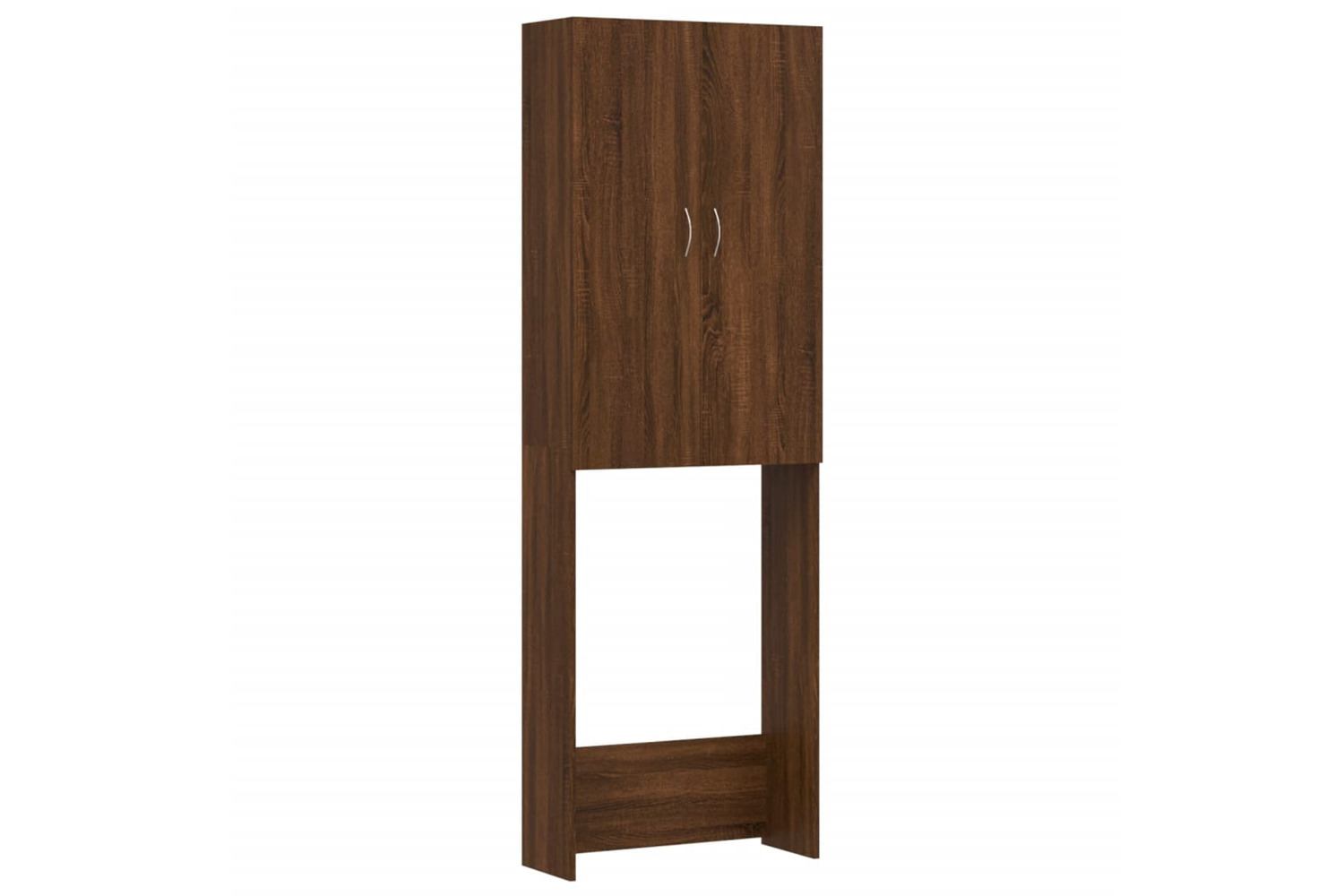 vidaXL Washing Machine Cabinet Brown Oak 64x25.5x190cm