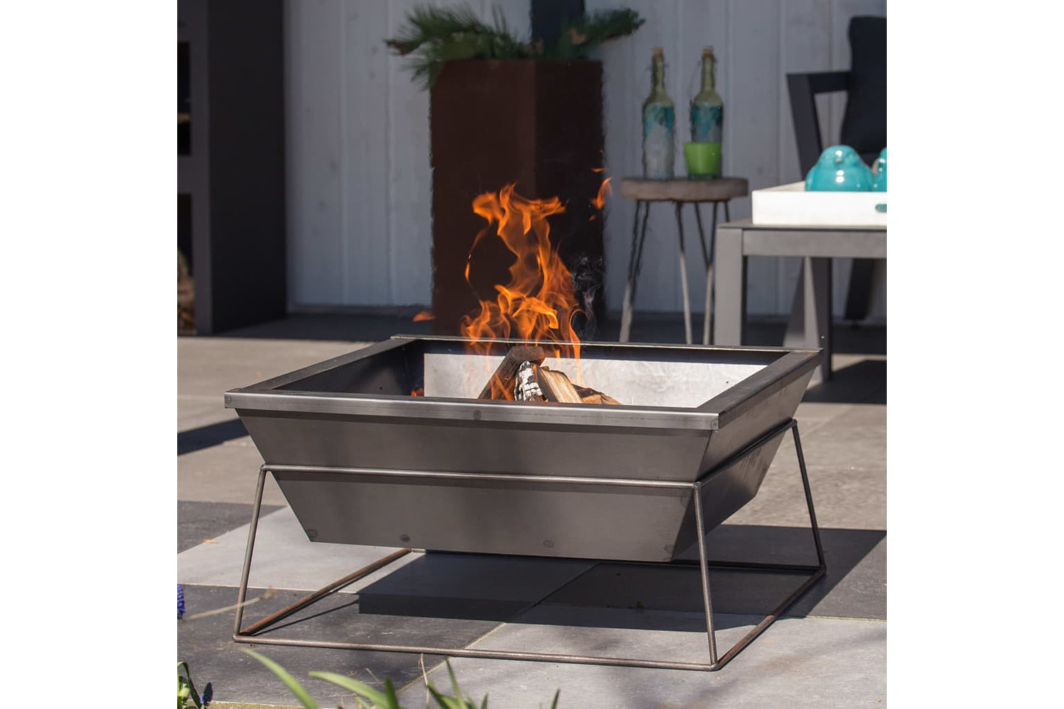 Redfire 433447 Fire Pit Reso Grey Steel