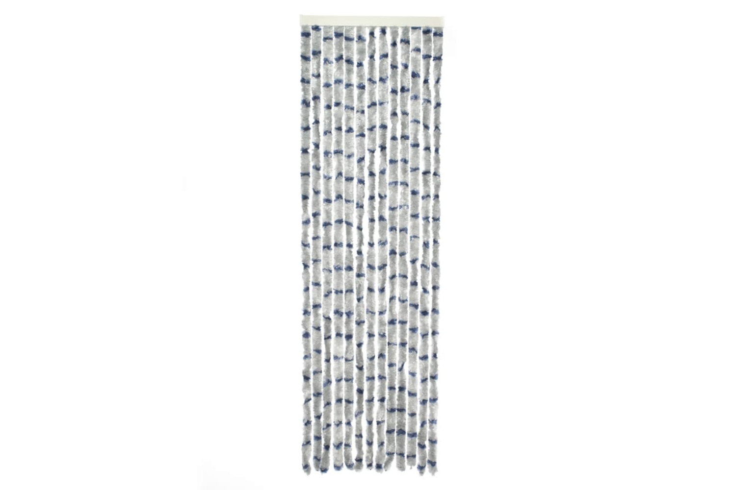 Travellife 441471 Fly Curtain For Door Chenille Stripe 185x56 Cm Grey And Blue