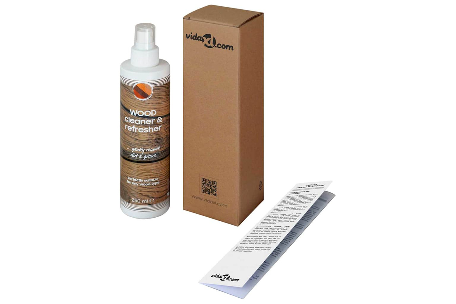 Vidaxl Wood Cleaner & Refresher 250 Ml