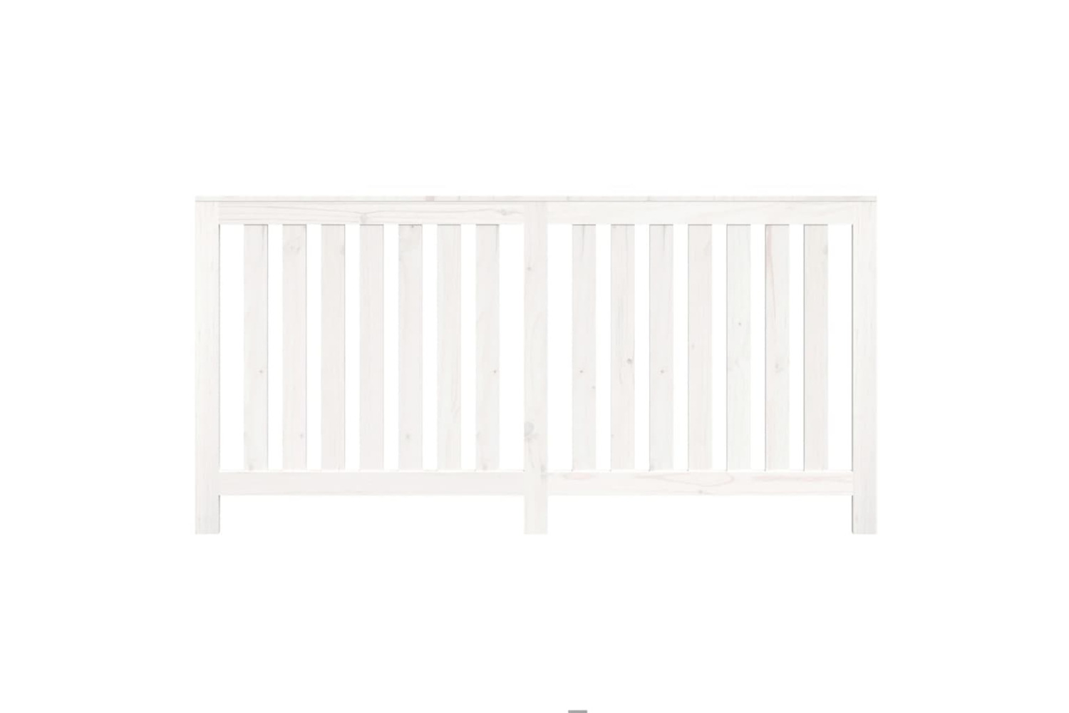 vidaXL 822582 Radiator Cover White 169x19x84cm Solid Wood Pine