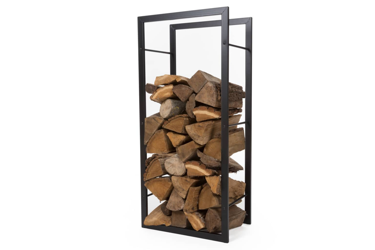 Perel 432474 Log Holder 45x30x100cm Black