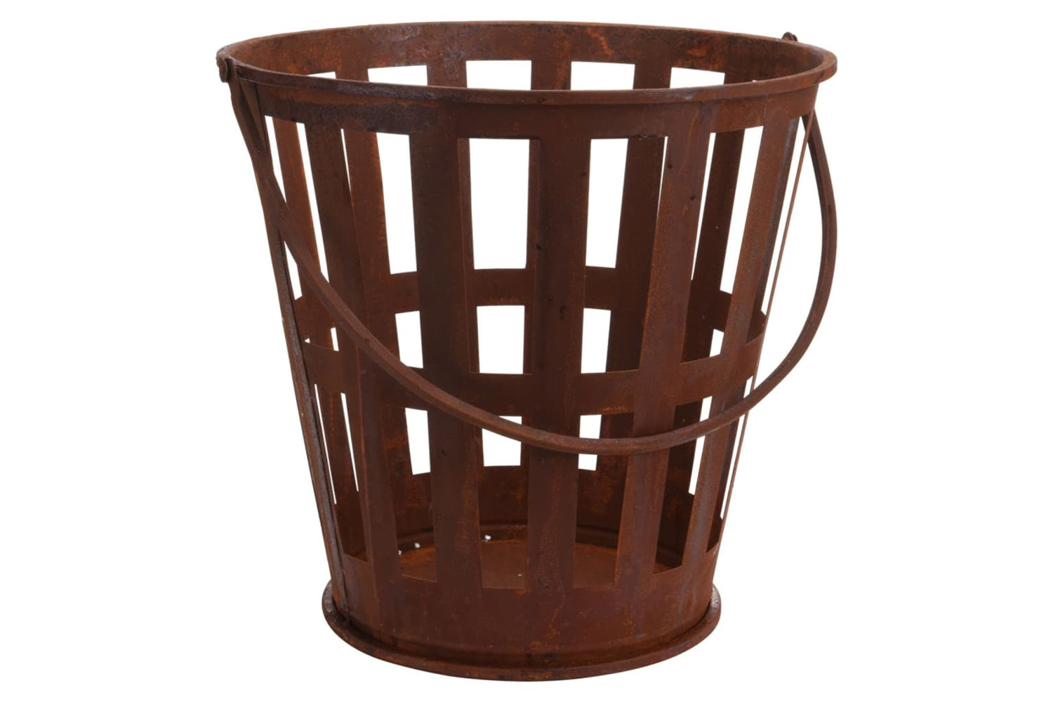 Progarden 443153 Fire Basket With Handle Metal Rust