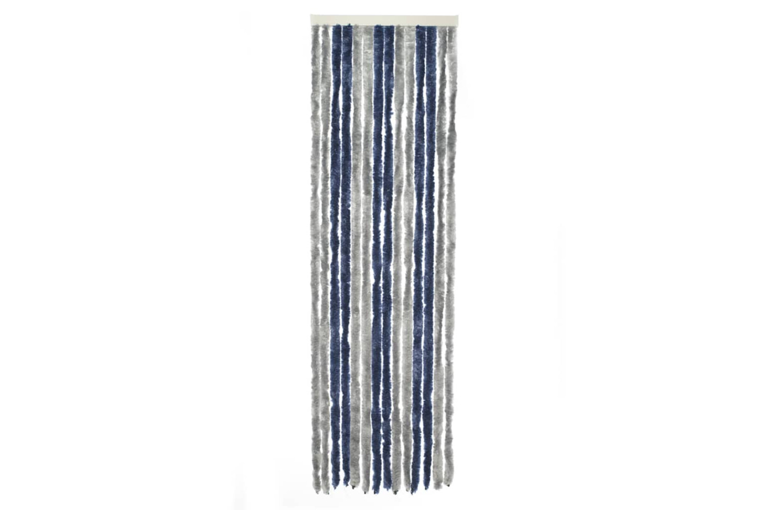 Travellife 441480 Fly Curtain For Door Chenille Basic 185x56 Cm Grey And Blue