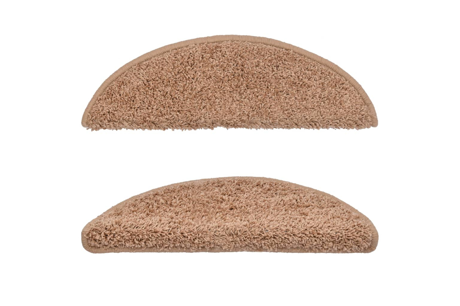 vidaXL 149786 Stair Mats 5 Pcs 56x17x3cm Beige