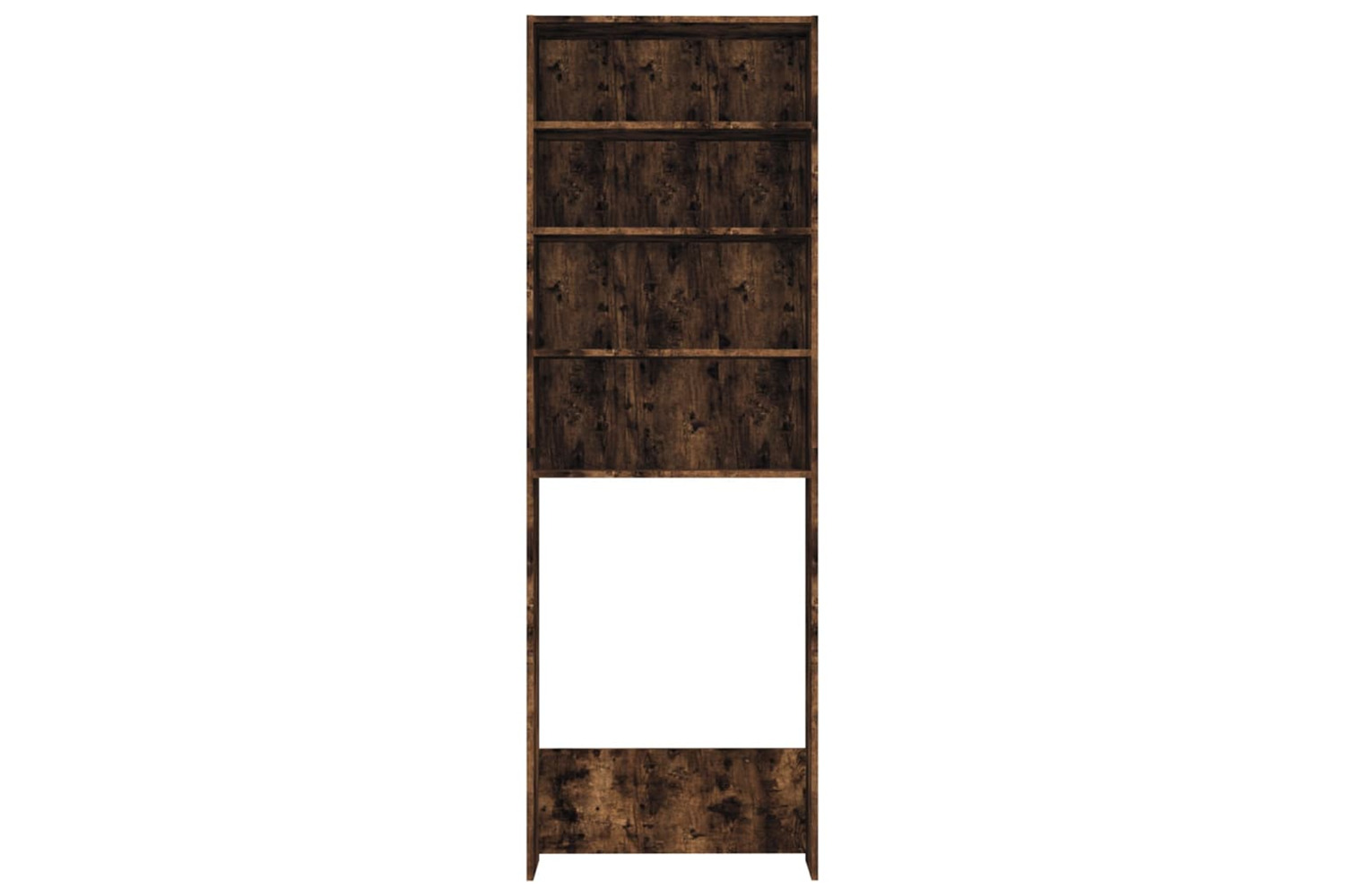 vidaXL 815951 Washing Machine Cabinet Smoked Oak 64x24x190cm