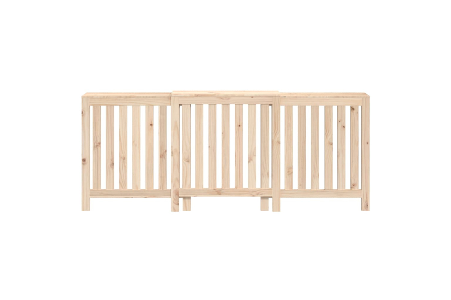 vidaXL 822586 Radiator Cover 210x21x85cm Solid Wood Pine