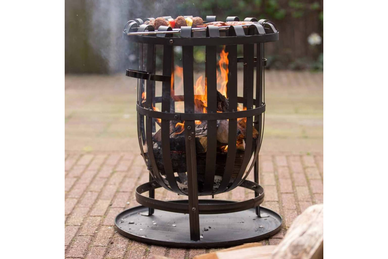 Redfire Fire Basket Dallas Black Steel