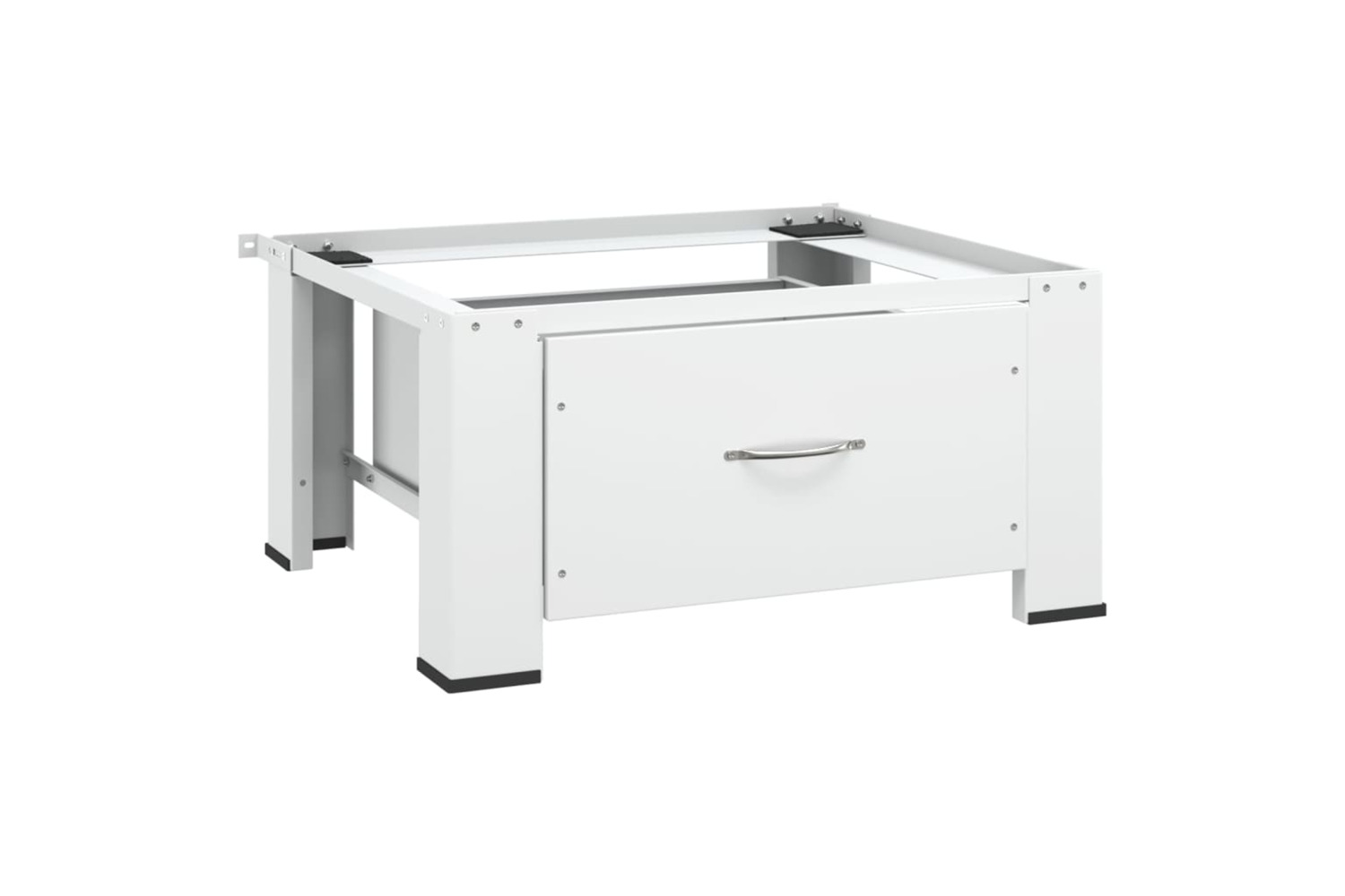 vidaXL 50448 Washing Machine Pedestal With Drawer White