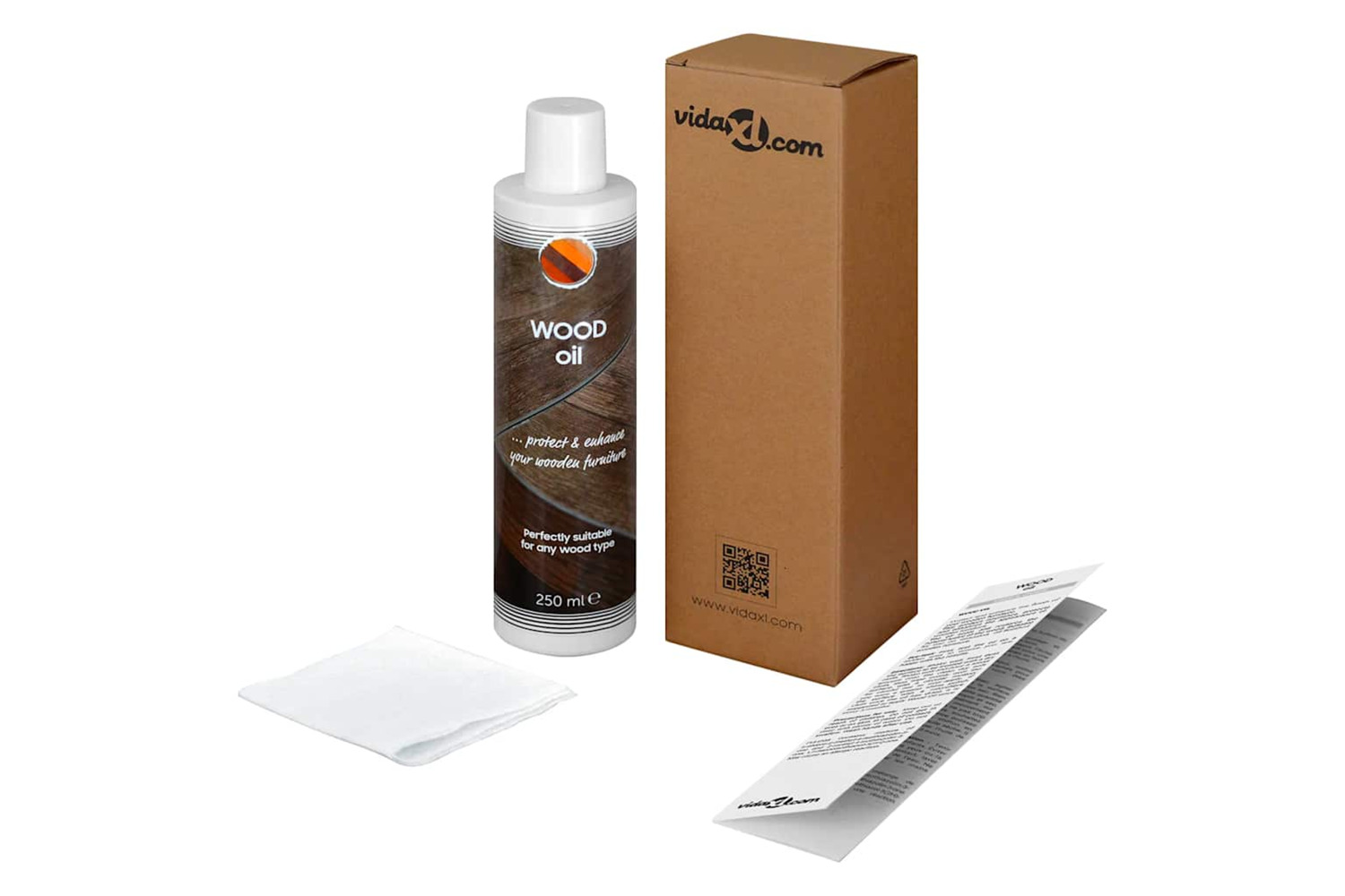 Vidaxl Wood Oil For Furniture 250 Ml