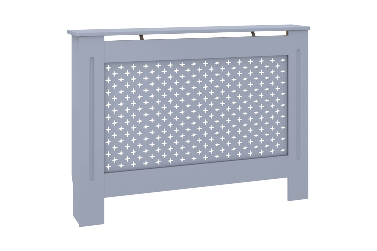 vidaXL Radiator Cover Anthracite 112x19x81.5cm Mdf