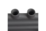 Vidaxl 141889 Grey Bathroom Central Heating Towel Rail Radiator Straight 500x764mm
