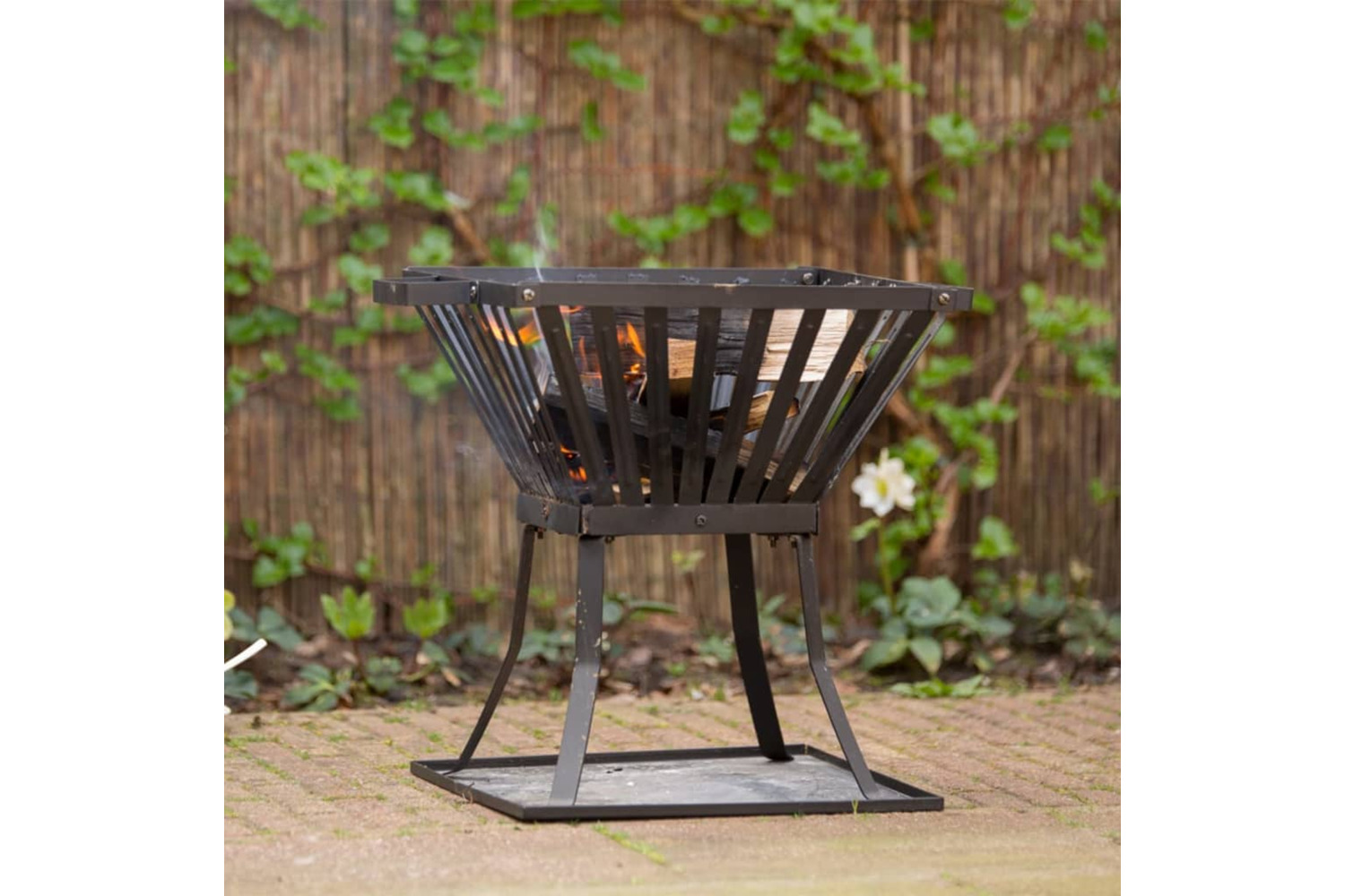 Redfire Fire Basket Denver Black Steel 51.5x39x45 Cm 85015
