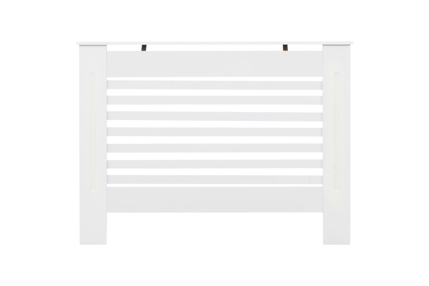vidaXL 3051374 Radiator Covers 2 Pcs White 112x19x81.5cm Mdf