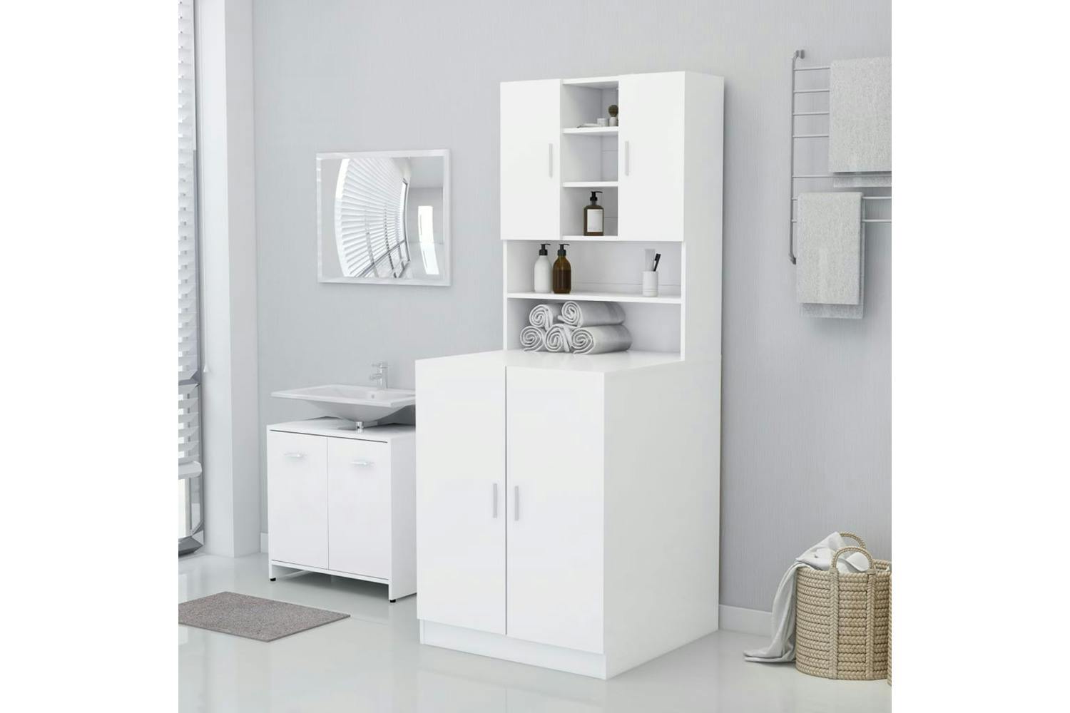 Vidaxl 3082008 Washing Machine Cabinet White