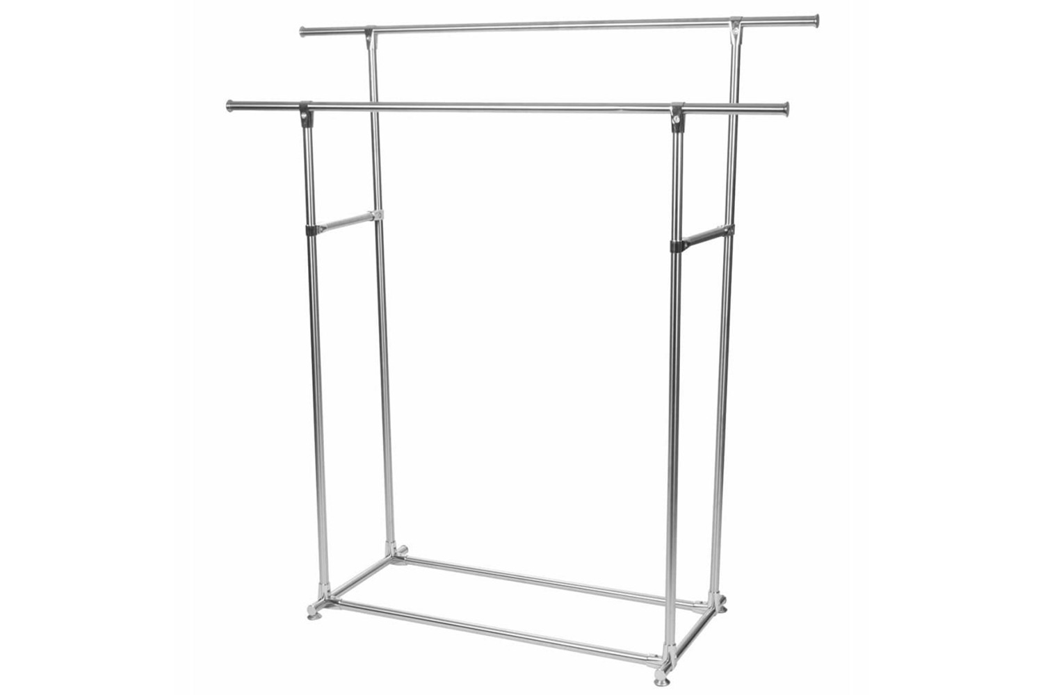 Perel 420423 Double Clothing Rack 145x50x155 Cm 75 Kg Mp62