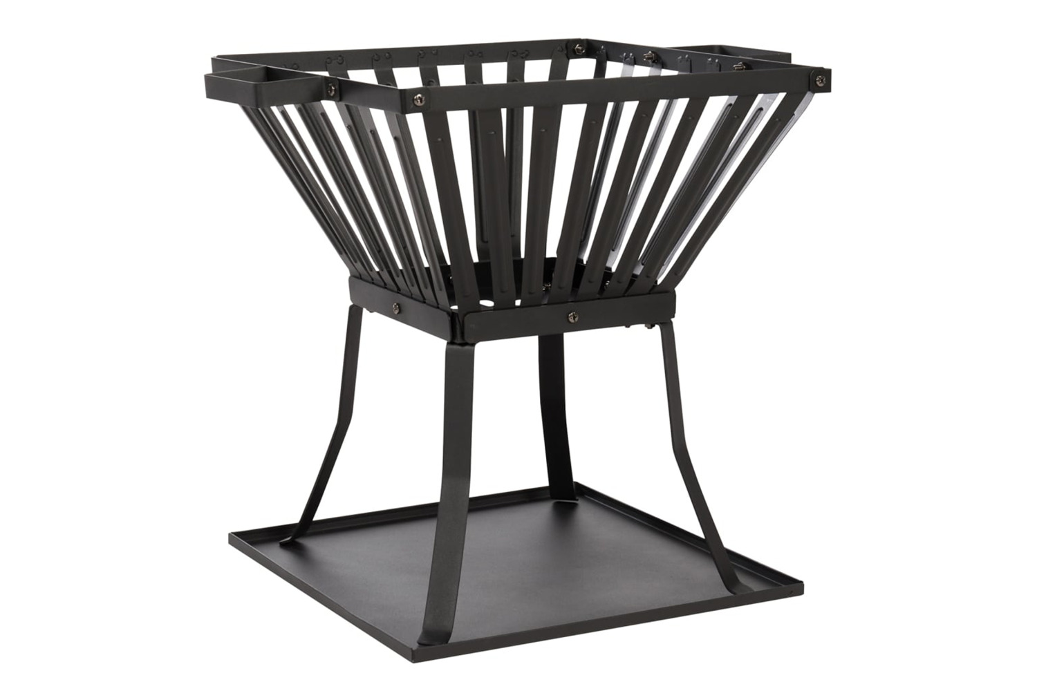 Redfire Fire Basket Denver Black Steel 51.5x39x45 Cm 85015