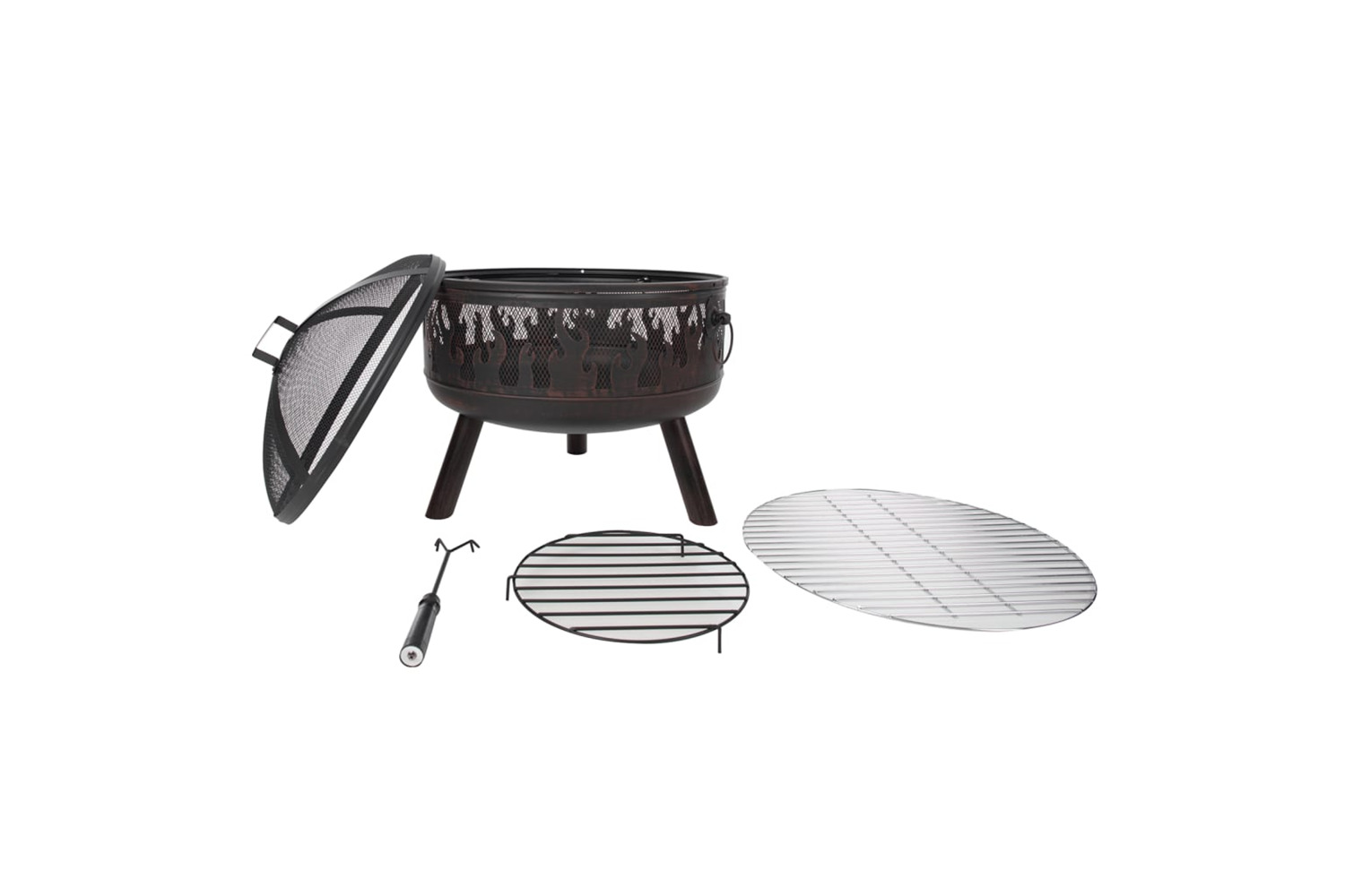 Redfire Fire Pit Blazer Bronze Steel