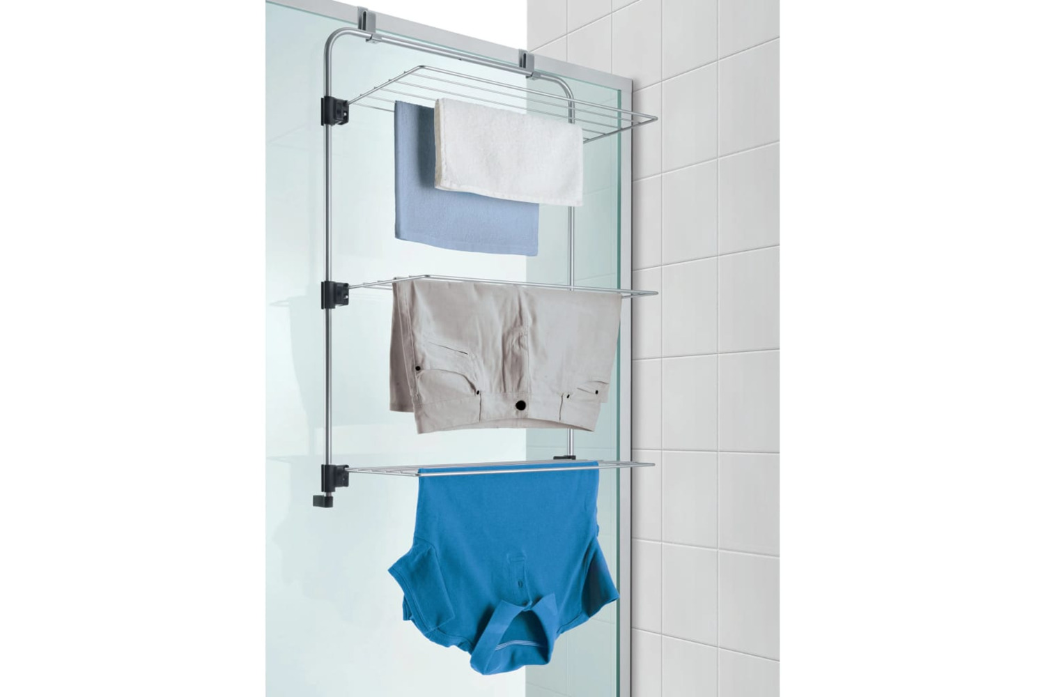 Metaltex 430393 Hanging Drying Rack Gale 11 M