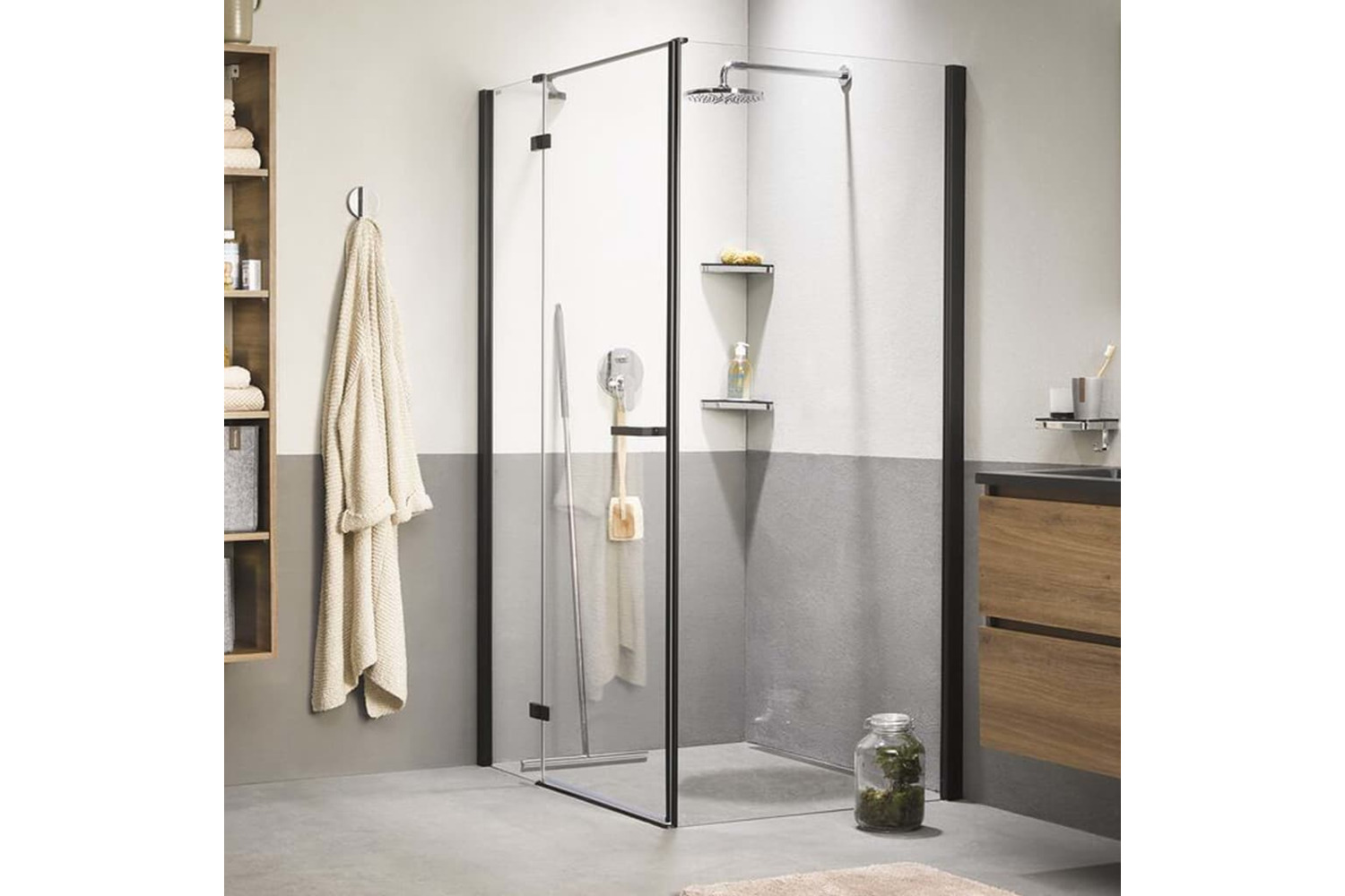 Sealskin Floor Wiper Deluxe Chrome