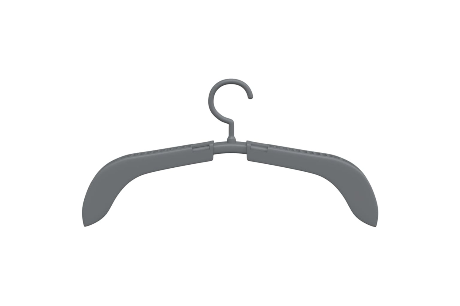 vidaXL 344387 Extendable Clothes Hangers 5 Pcs Grey
