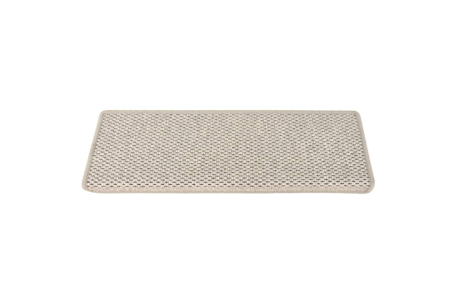 vidaXL 326883 Stair Mats Self-adhesive Sisal-look 15 Pcs 65x21x4cm Silver