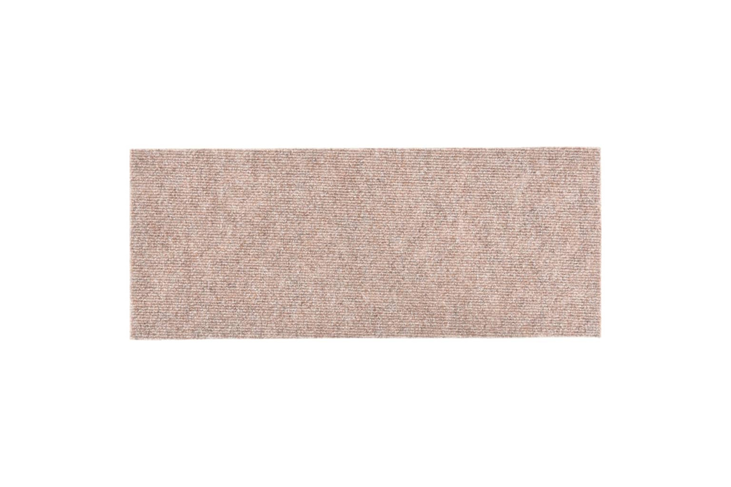 vidaXL 326912 Self-adhesive Stair Mats Rectangular 15 Pcs 60x25cm Light Brown