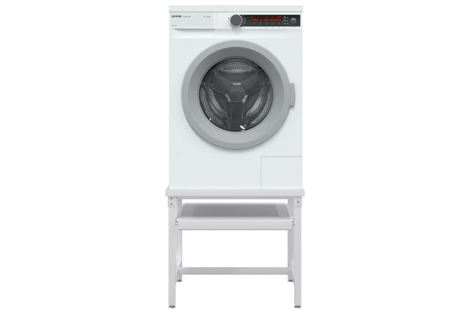 Vidaxl 50449 Washing Machine Pedestal With Pull-out Shelf White