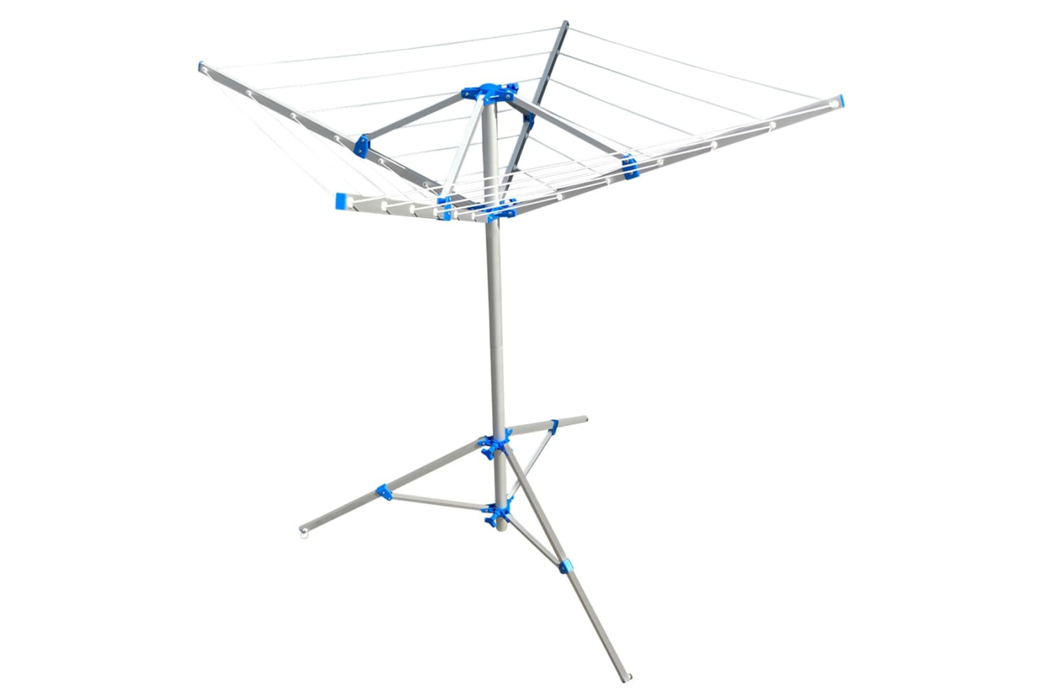 Proplus 424756 Rotary Airer With Foot Grey Metal