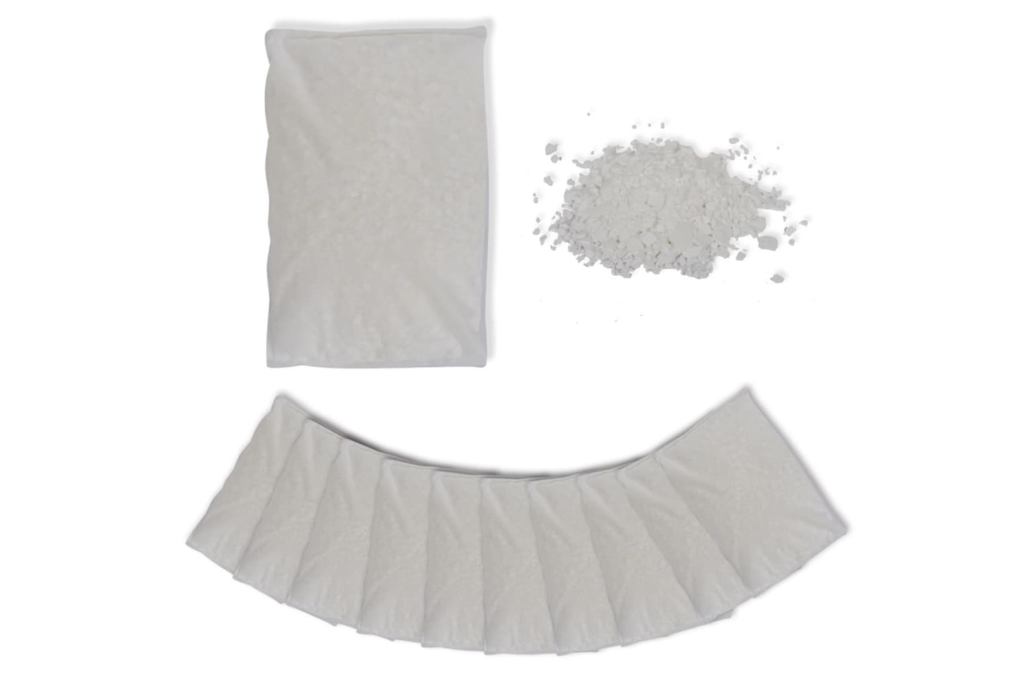 vidaXL 141328 Desiccant Calcium Chloride Refill Bags 10 Pcs 10 Kg