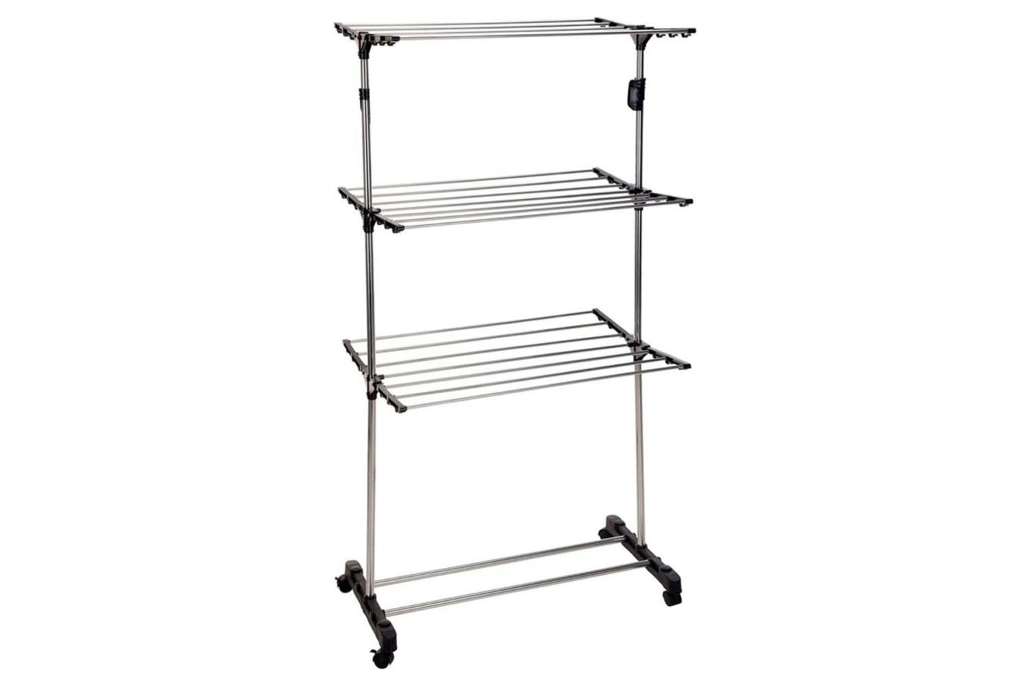 Bathroom Solutions 442474 Standing Drying Tower Rack 80x57x165 Cm